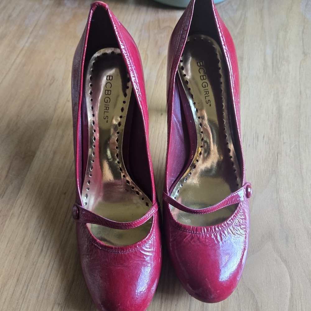 BCBGirls Red Women's High Heel Shoes Size 10